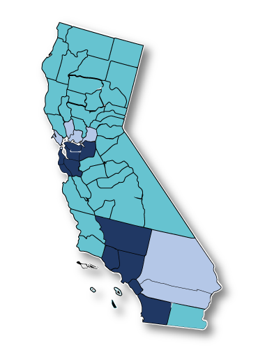 Counties we provide care